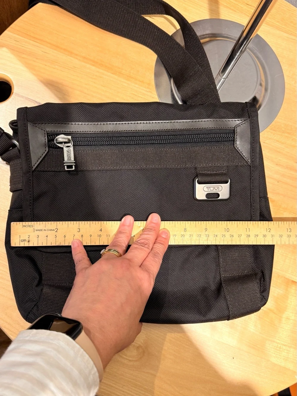 Tumi Crossbody Bag adjustable shoulder strap nylon worn twice